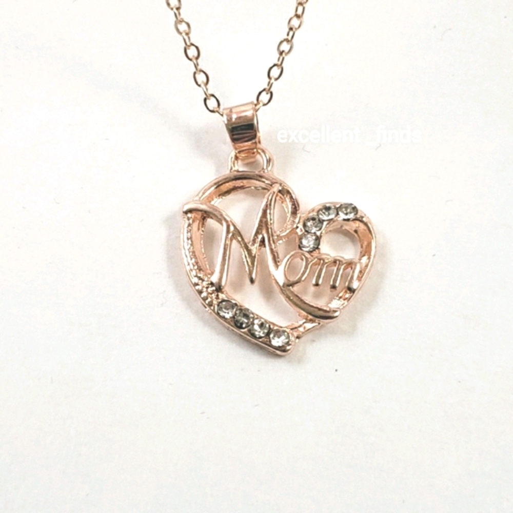 NEW Mom Rose Gold Pendant Necklace